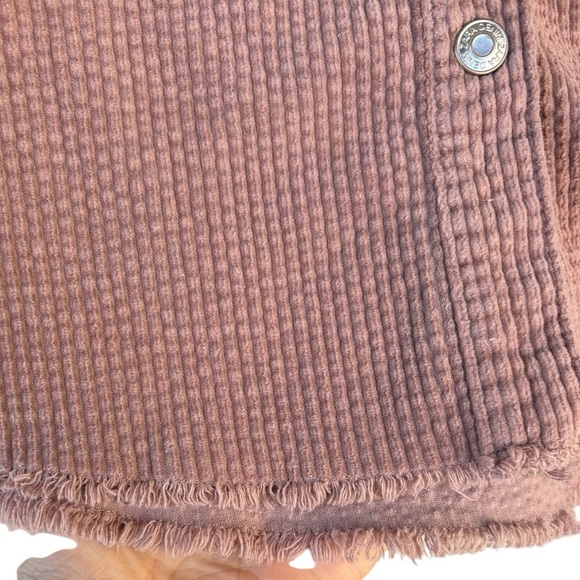 ZARA kids (Girls) corduroy pale pink dress size 7 button down preloved - Picture 4 of 6